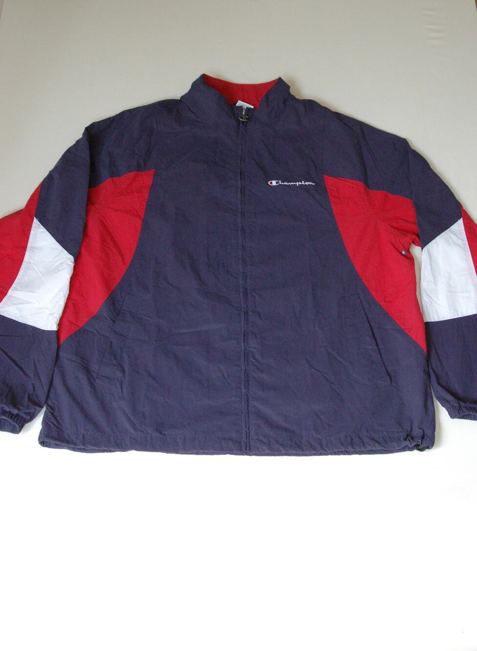 Champion Y2K Colorblock Full-Zip Mesh-Lined Windbreaker